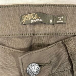 Prana Olive Green jeans
